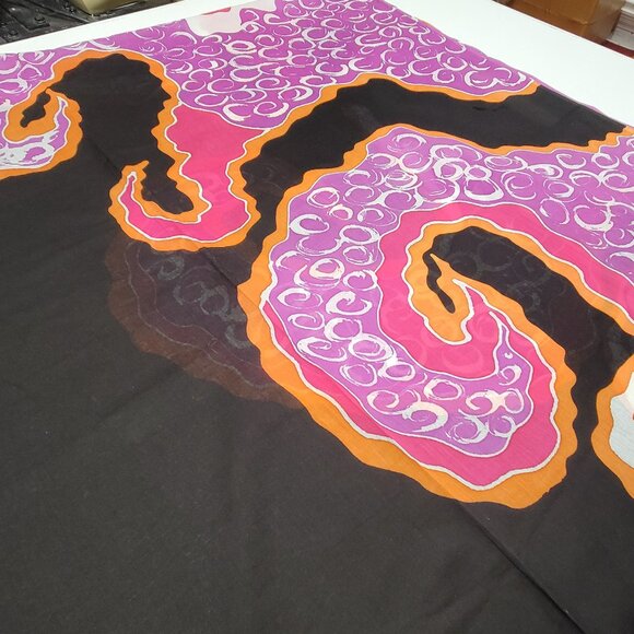 Cover Up Handpainted Cotton Batik Coverups Strapless Dress Wrapskirt Home Accent - Picture 3 of 6